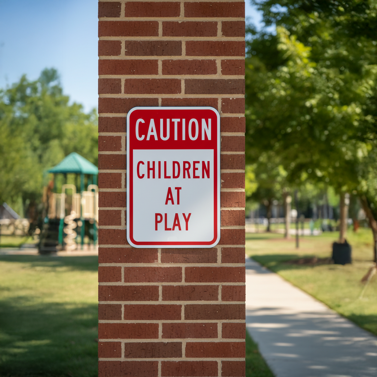 Caution Children At Play - Image 2