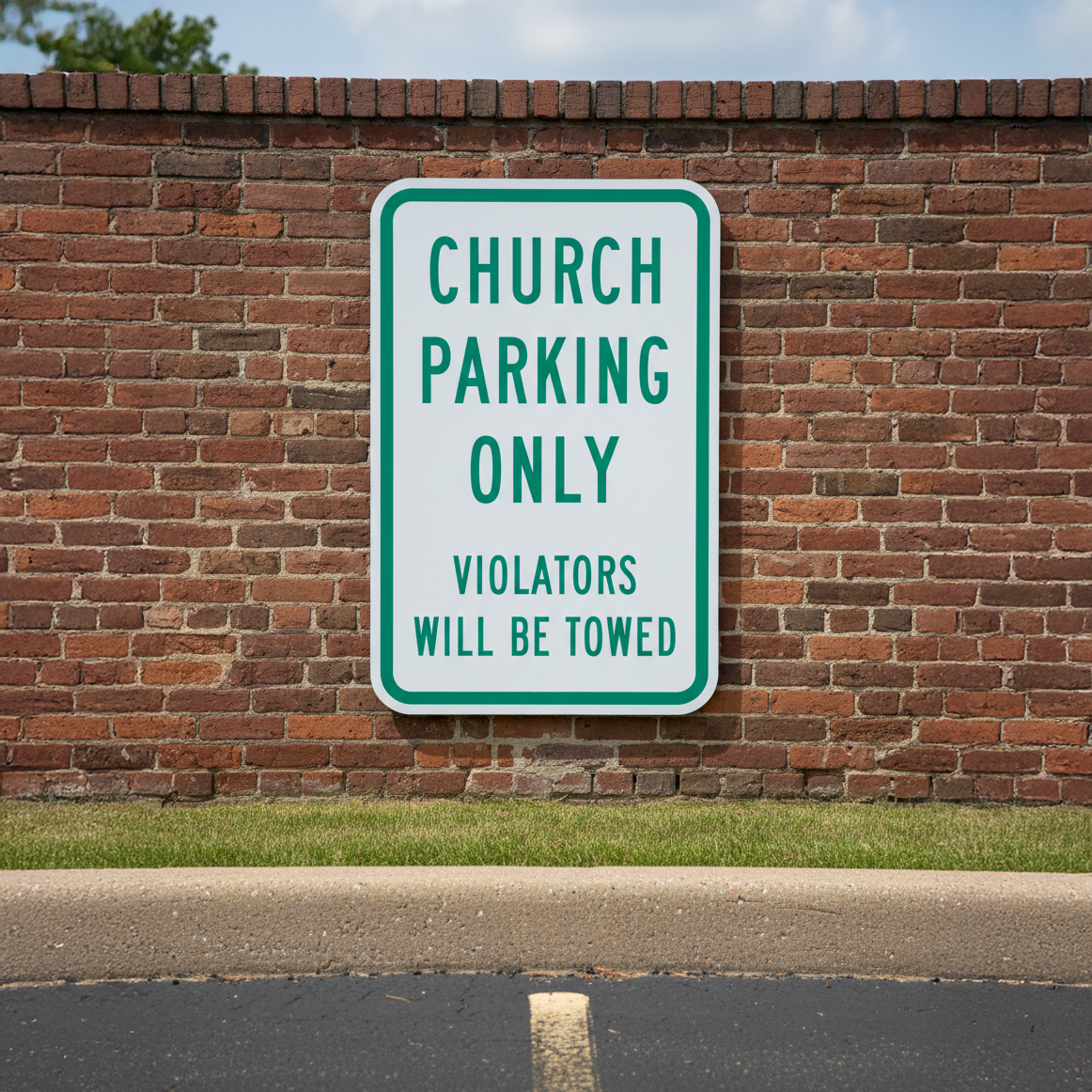 Church Parking Only Violators Will Be Towed - Image 2