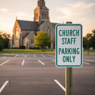 Church Staff Parking Only