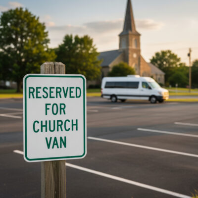 Reserved For Church Van