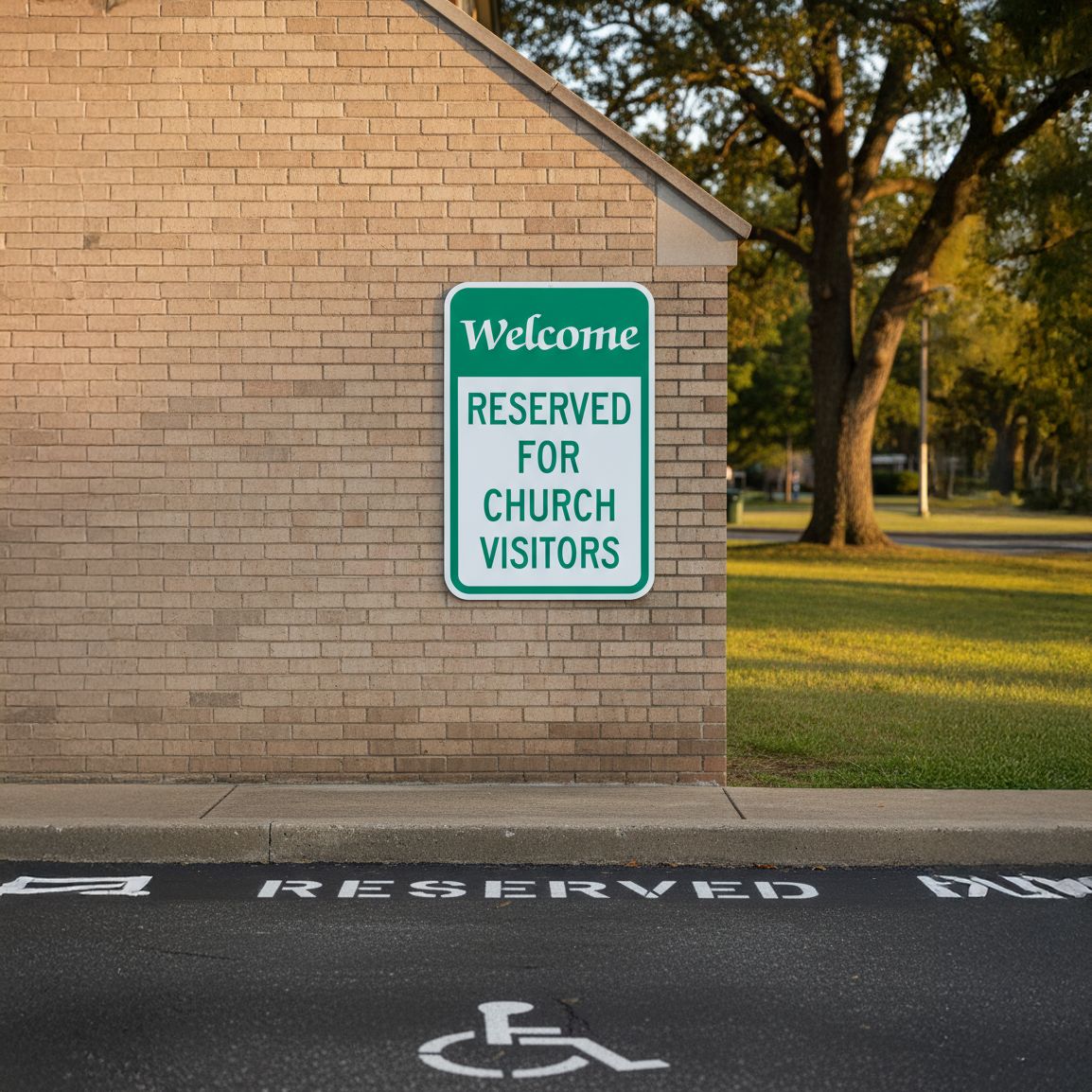 Welcome Reserved For Church Visitors - Image 2