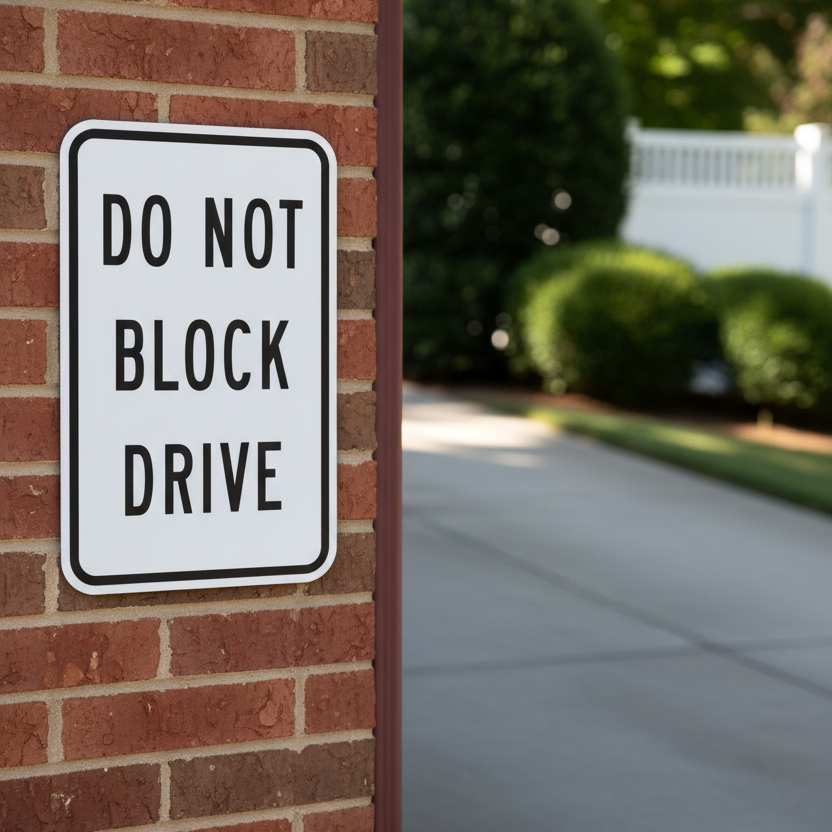 Do Not Block Drive - Image 2
