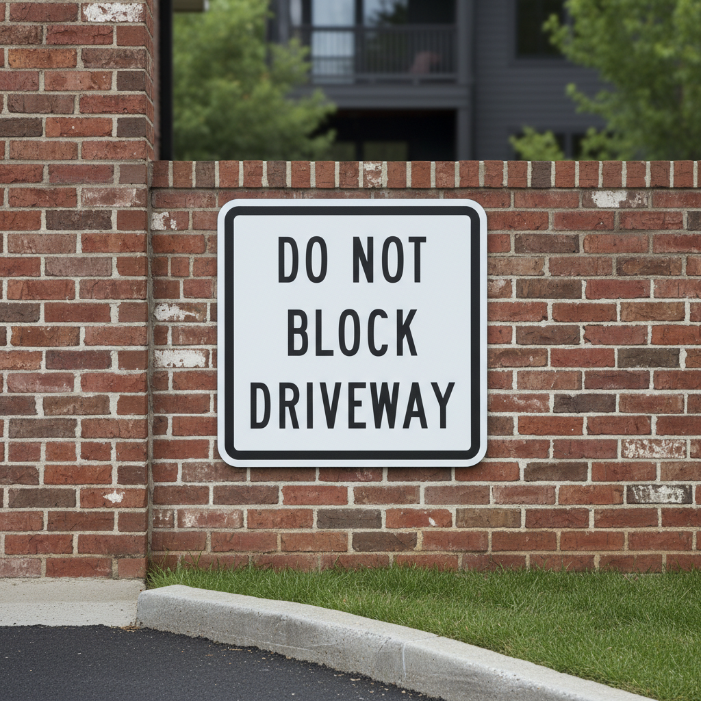 Do Not Block Driveway - Image 2