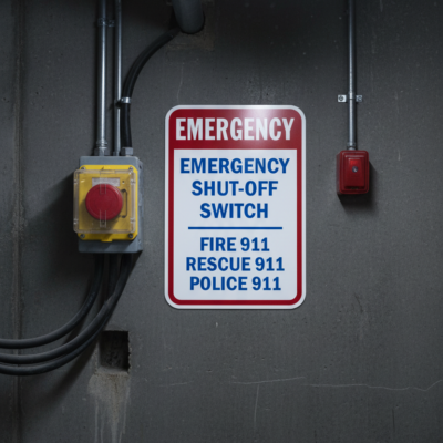 Emergency Shut-Off Switch, Fire 911, Rescue
