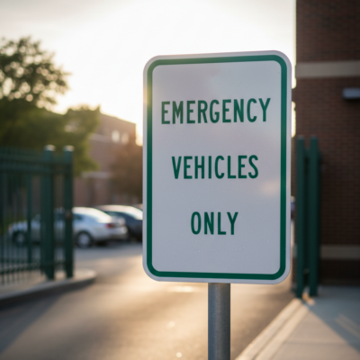 Emergency Vehicles Only
