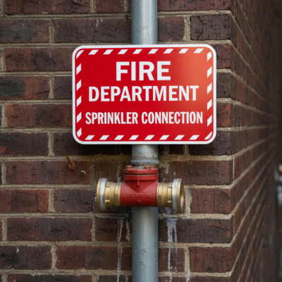 Fire Department Sprinkler Connection