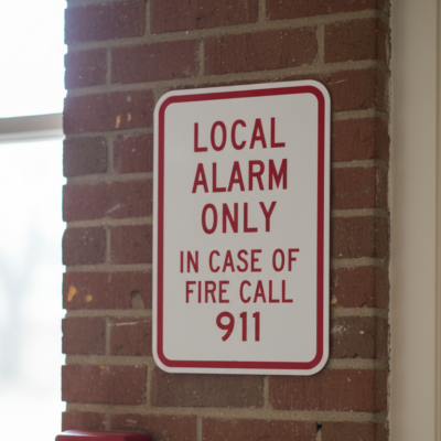 Local Alarm Only In Case Of Fire Call 911