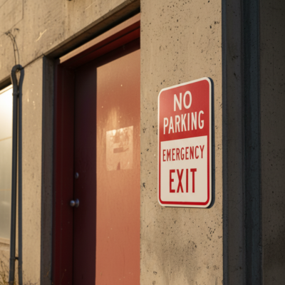 No Parking Emergency Exit