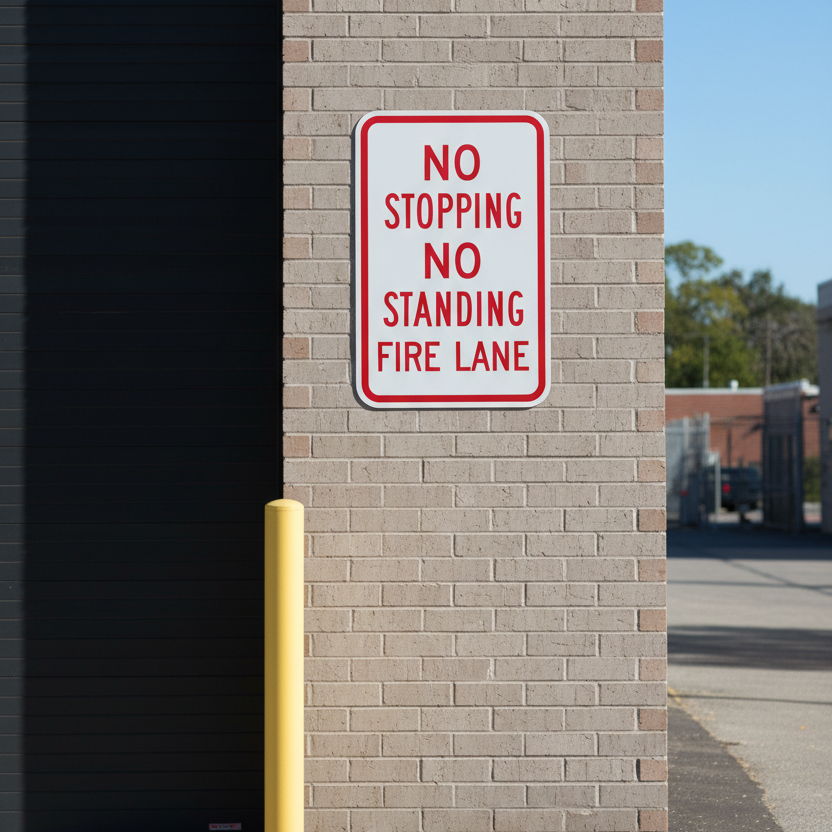 No Stopping No Standing Fire Lane - Image 2