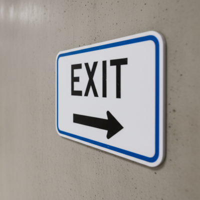Exit (Right Arrow)