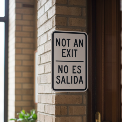 Not An Exit No Es Salida