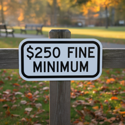$250 Fine Minimum