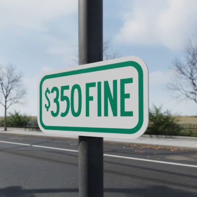 $350 Fine