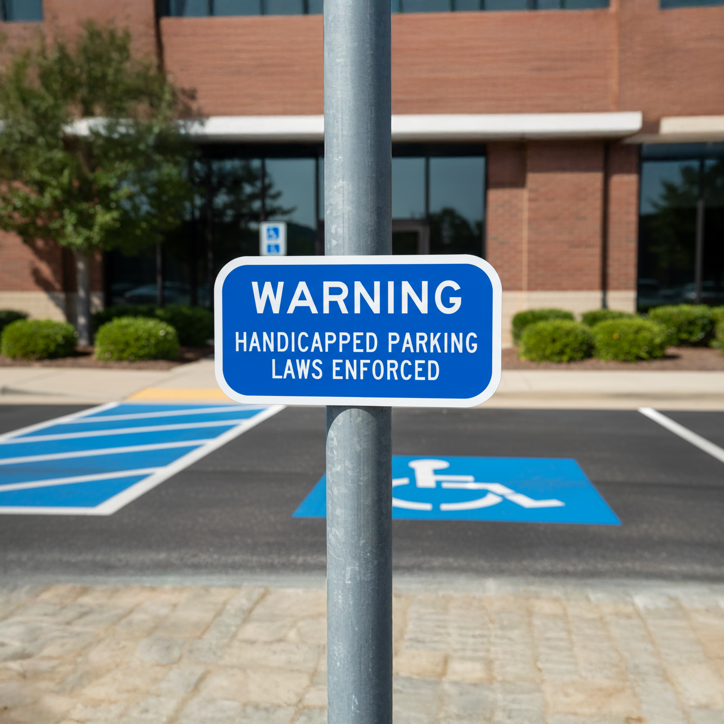 Warning Handicapped Parking Laws Enforced - Image 2