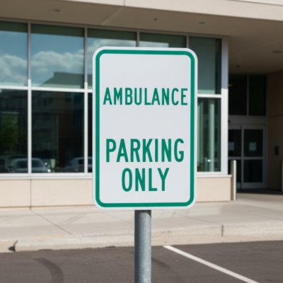Ambulance Parking Only