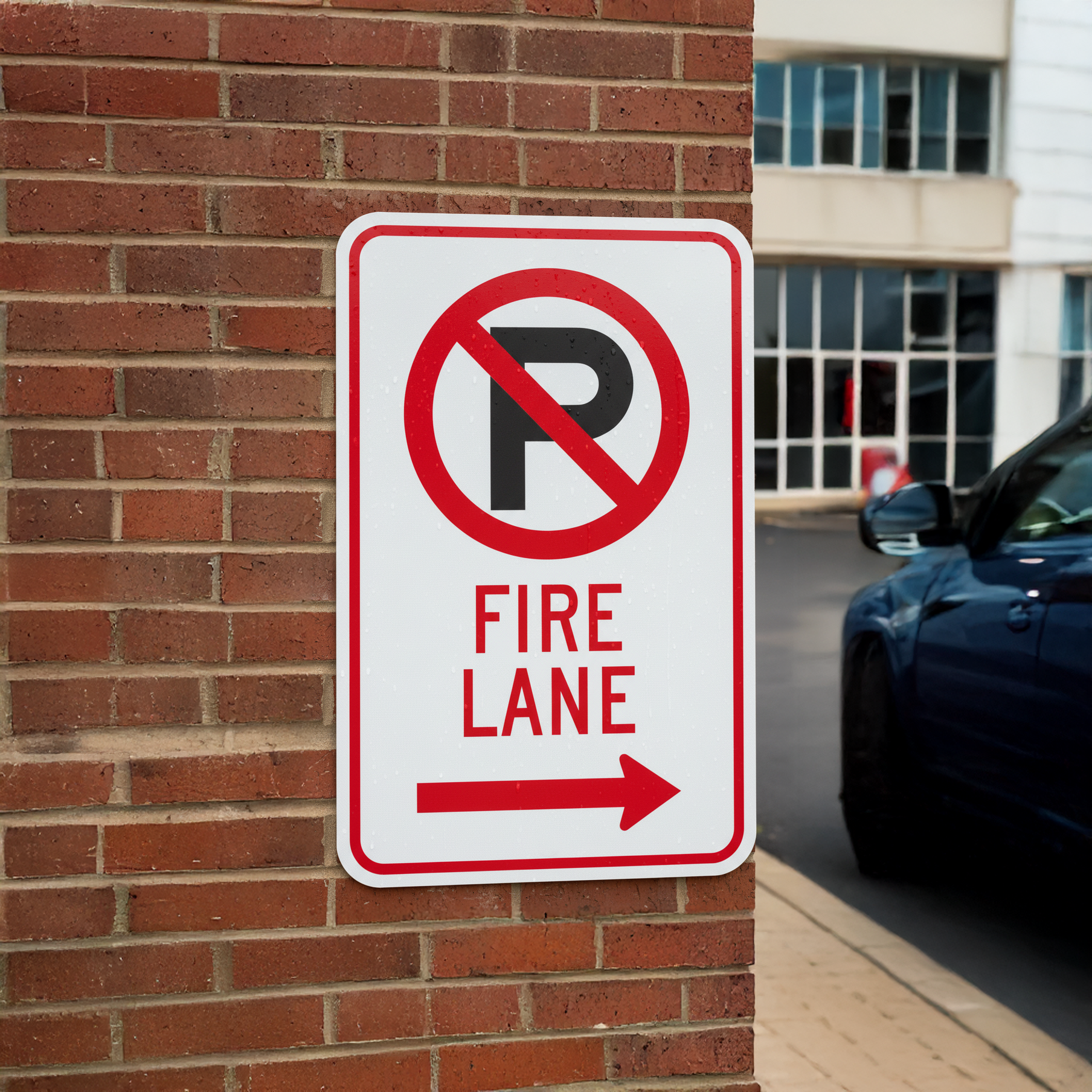 Fire Lane (No Parking Symbol And Right Arrow) - Image 2