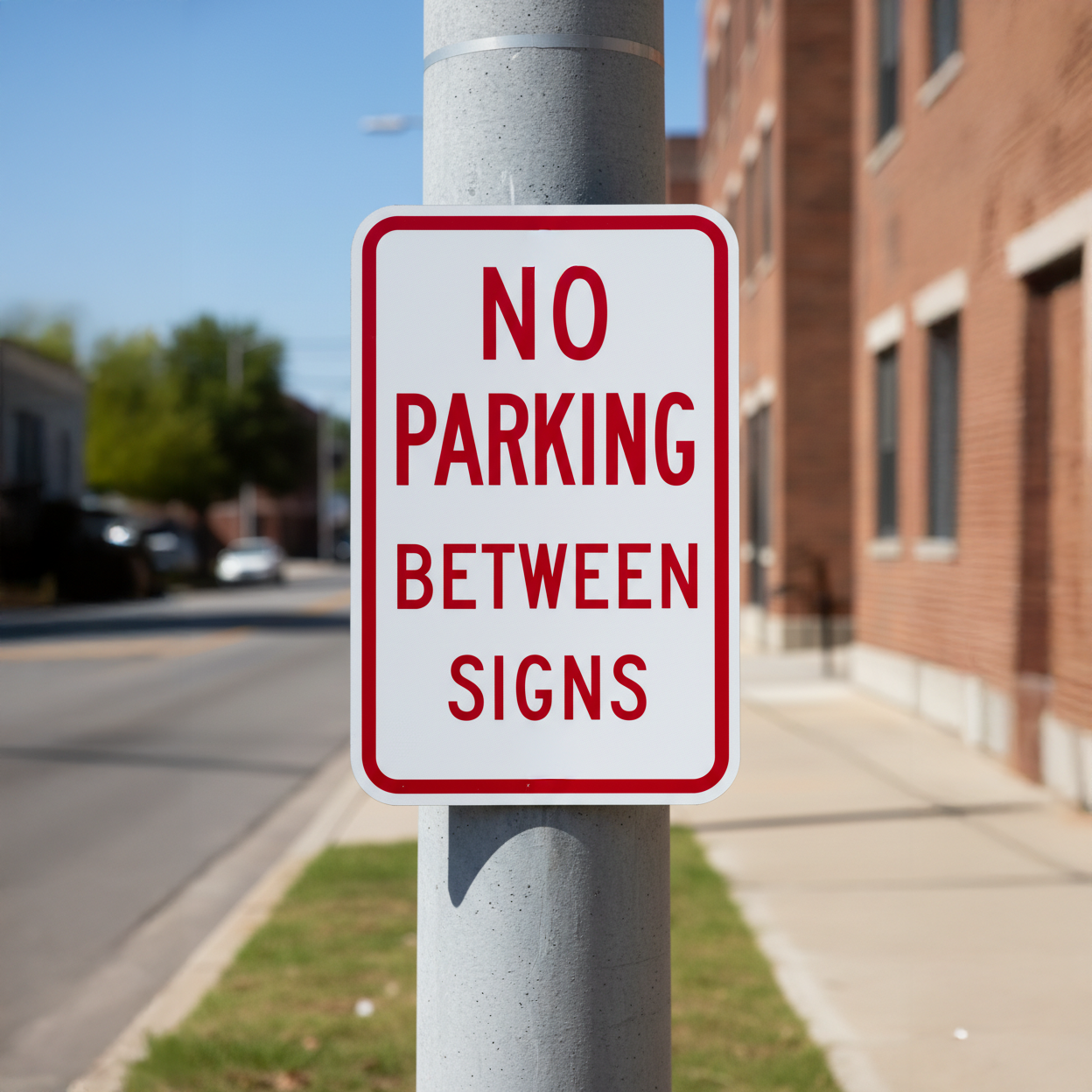 No Parking Between Signs - Image 2