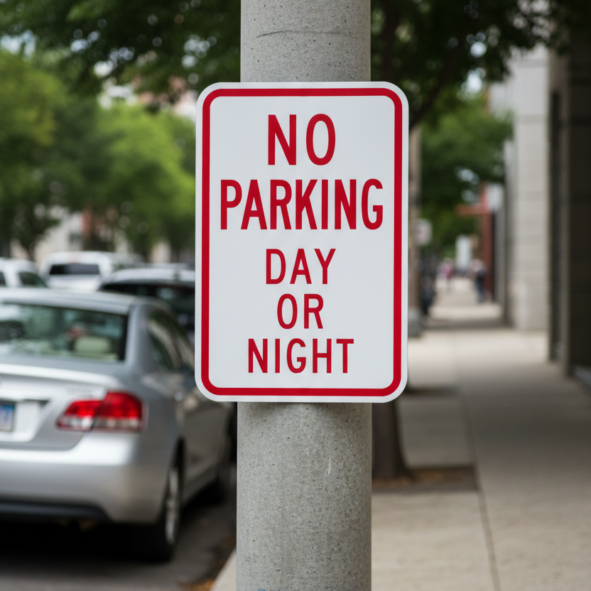 No Parking Day Or Night - Image 2