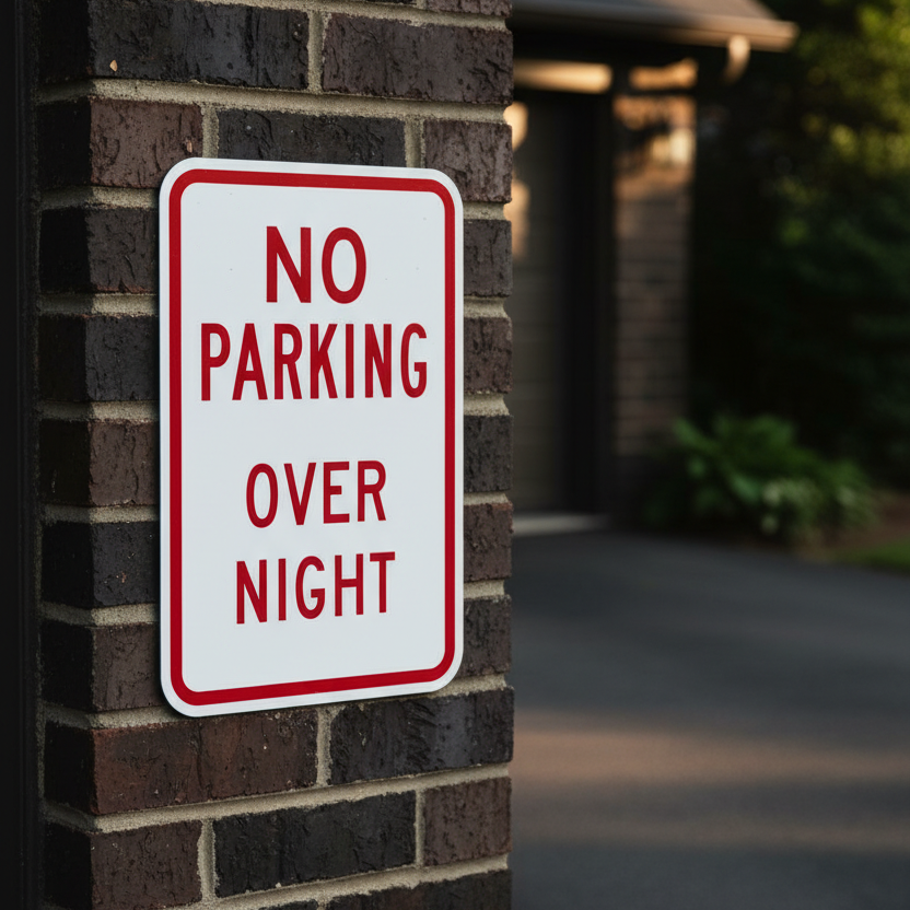No Parking Over Night - Image 2