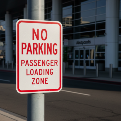 No Parking Passenger Loading Zone
