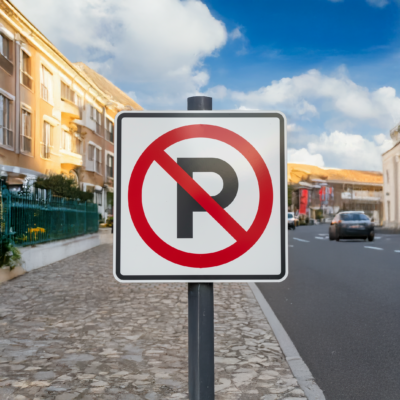 No Parking Symbol, R8-3