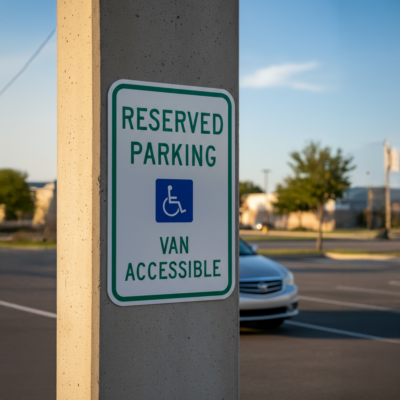 Reserved Parking (HC Sym) Van Accessible
