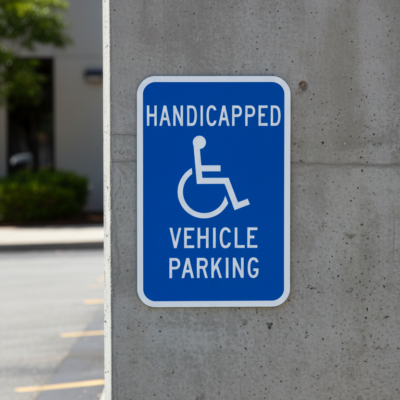 Handicapped (HC Sym) Vehicle Parking