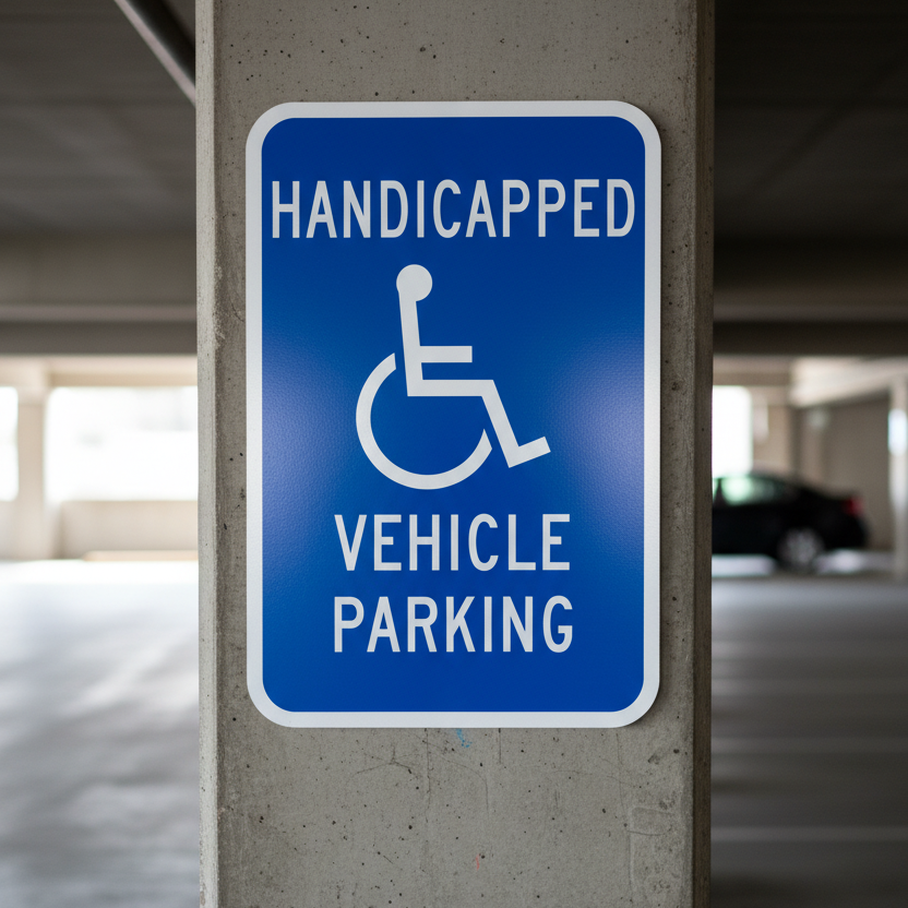 Handicapped (HC Sym) Vehicle Parking - Image 2