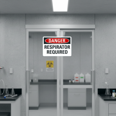 Danger Respirator Required