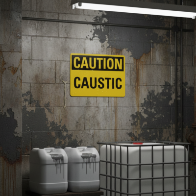 Caution Caustic