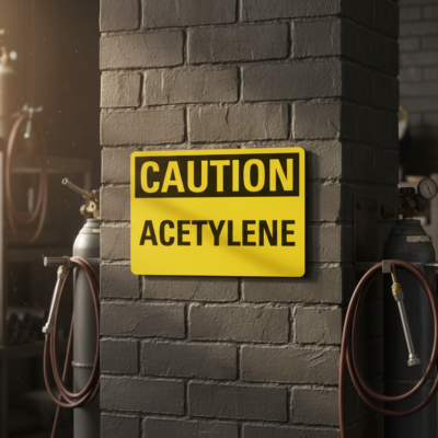 Caution Acetylene