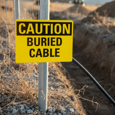 Caution Buried Cable