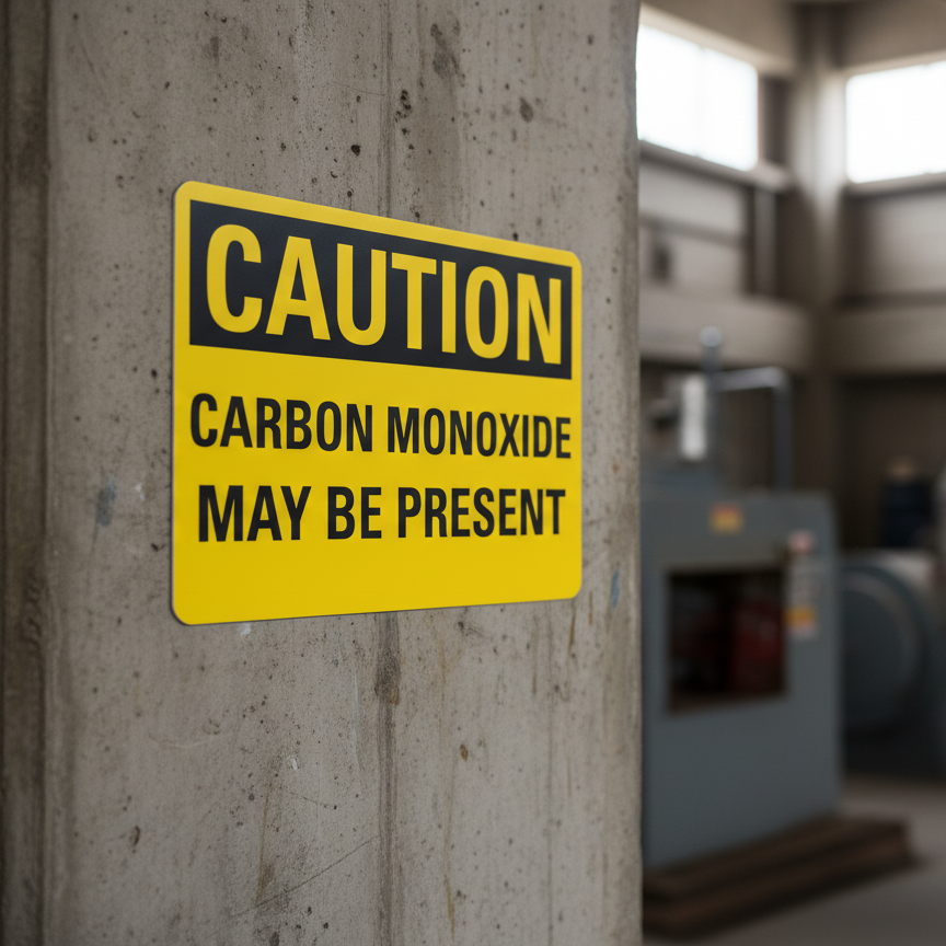 Caution Carbon Monoxide May Be Present