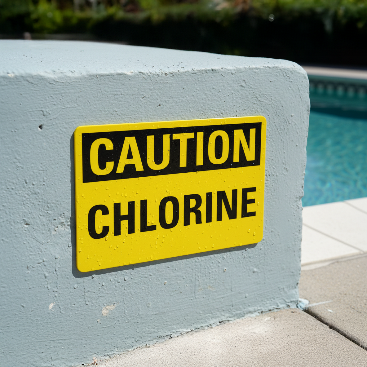 Caution Chlorine