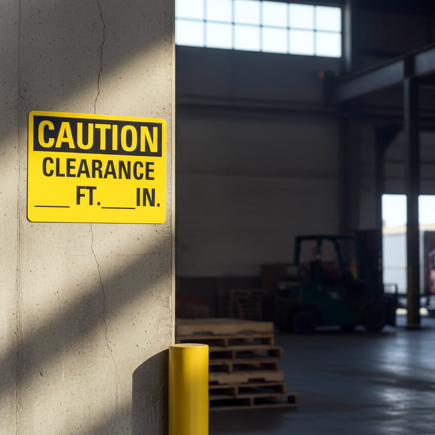 Caution Clearance ___Ft.___In. - Image 2