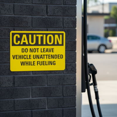 Caution Do Not Leave Vehicle Unattended While