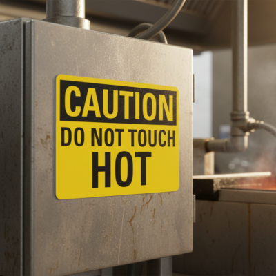 Caution Do Not Touch Hot