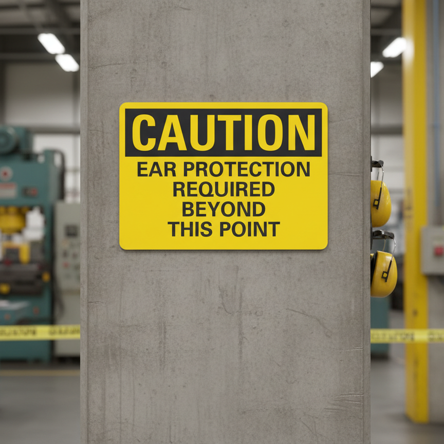Caution Ear Protection Required Beyond This Point - Image 2