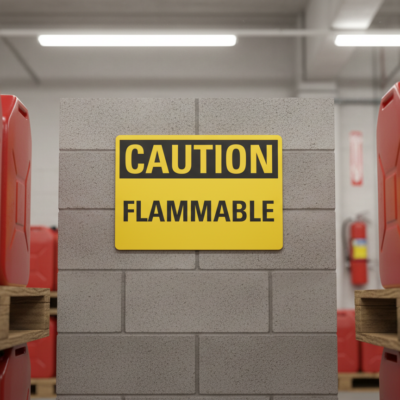 Caution Flammable
