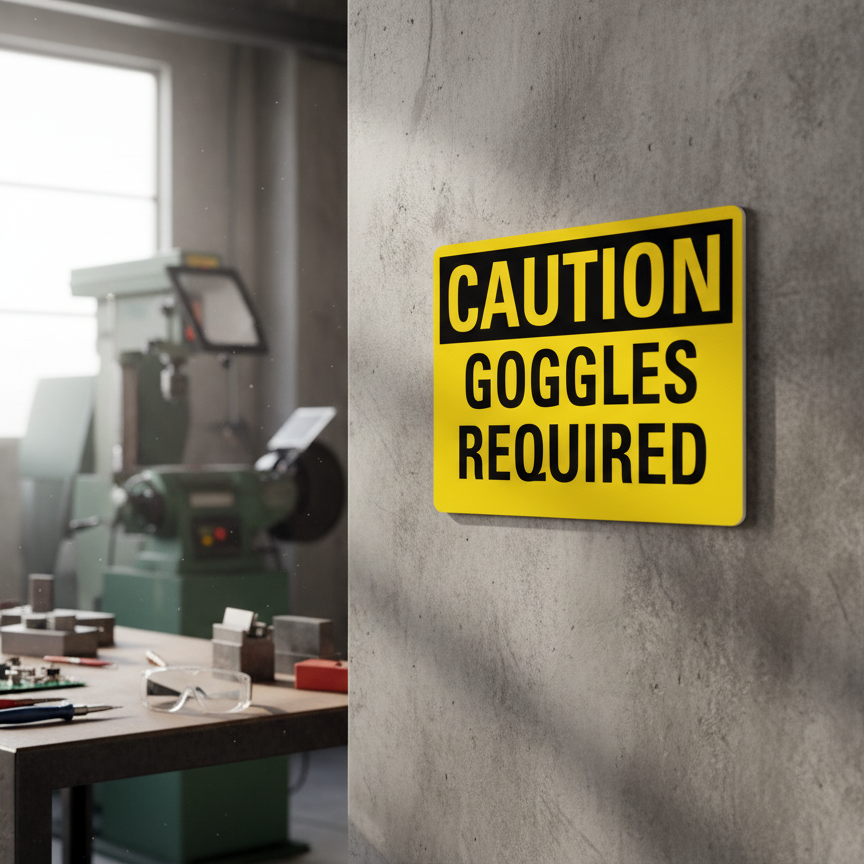 Caution Goggles Required - Image 2