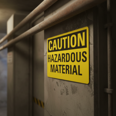 Caution Hazardous Material
