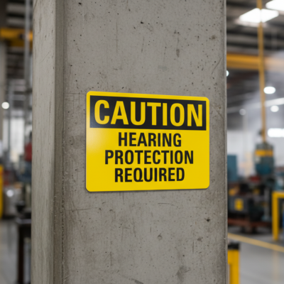 Caution Hearing Protection Required