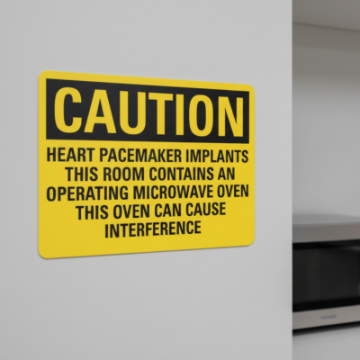 Caution Heart Pacemaker Implants This Room