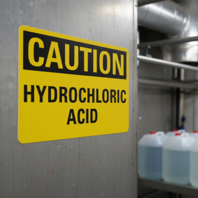Caution Hydrochloric Acid