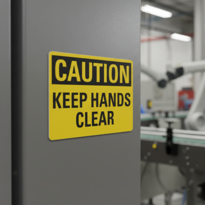 Caution Keep Hands Clear