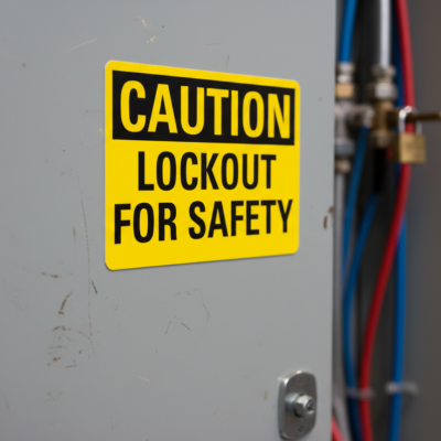 Caution Lockout For Safety