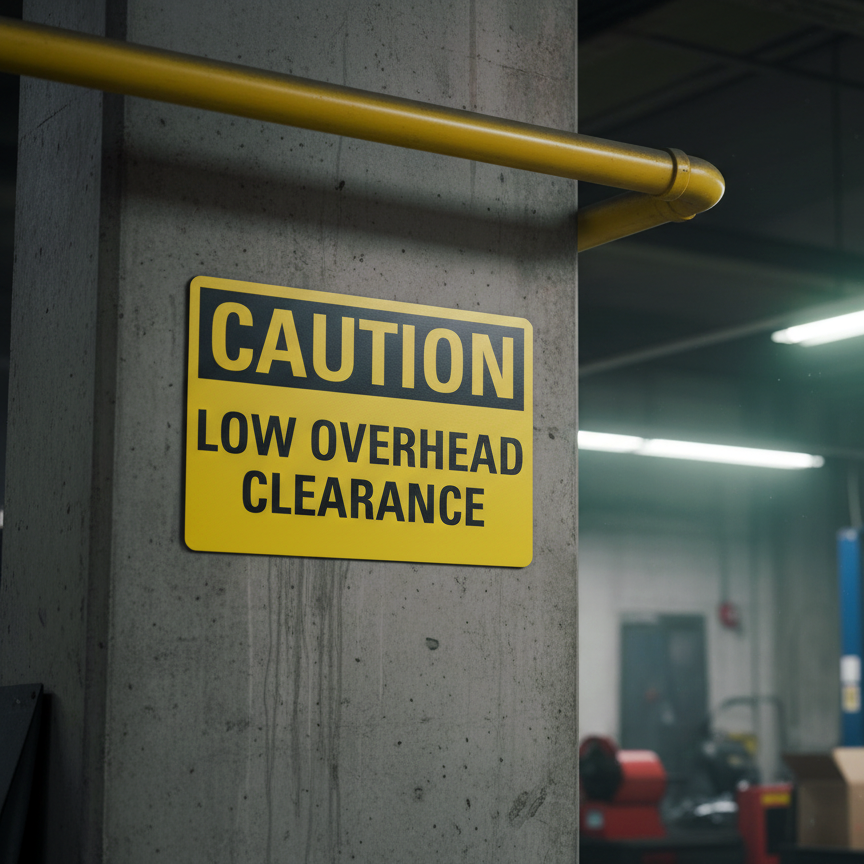 Caution Low Overhead Clearance - Image 2