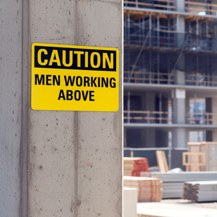 Caution Men Working Above - Image 2