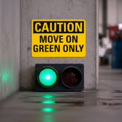 Caution Move On Green Only