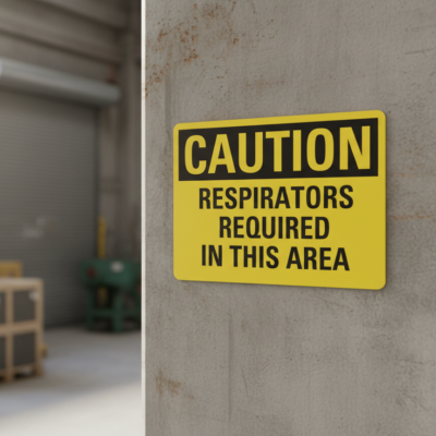 Caution Respirators Required In This Area